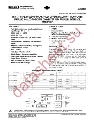 ADS8422IBPFBTG4 datasheet  